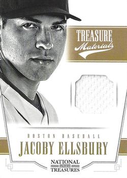 2012 Panini National Treasures - Treasure Materials #9 Jacoby Ellsbury Front