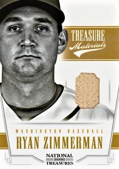 2012 Panini National Treasures - Treasure Materials #49 Ryan Zimmerman Front