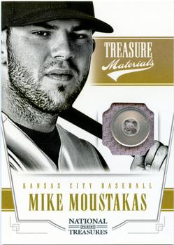 2012 Panini National Treasures - Treasure Materials Prime Button #45 Mike Moustakas Front
