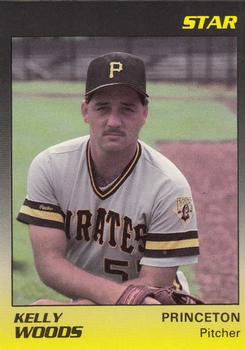 1989 Star Princeton Pirates #25 Kelly Woods Front