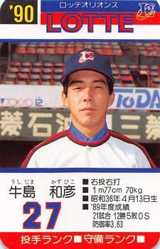 1990 Takara Lotte Orions #NNO Kazuhiko Ushijima Front