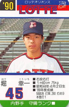 1990 Takara Lotte Orions #NNO Koichi Hori Front