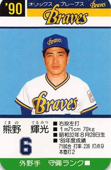 1990 Takara Orix Braves #6 Terumitsu Kumano Front