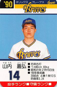 1990 Takara Orix Braves #14 Yoshihiro Yamauchi Front