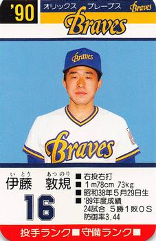 1990 Takara Orix Braves #16 Atsunori Ito Front