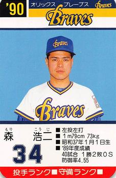 1990 Takara Orix Braves #34 Koji Mori Front