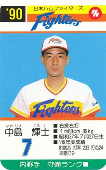 1990 Takara Nippon-Ham Fighters #7 Terushi Nakajima Front