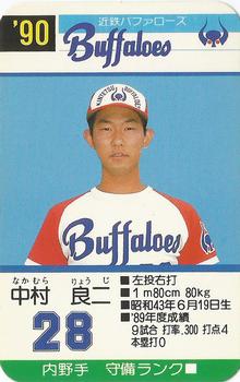 1990 Takara Kintetsu Buffaloes #28 Ryoji Nakamura Front