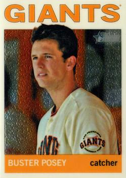 2013 Topps Heritage - Chrome #HC20 Buster Posey Front
