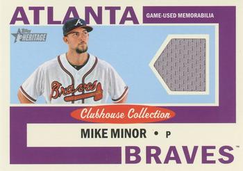 2013 Topps Heritage - Clubhouse Collection Relics #CCR-MMI Mike Minor Front