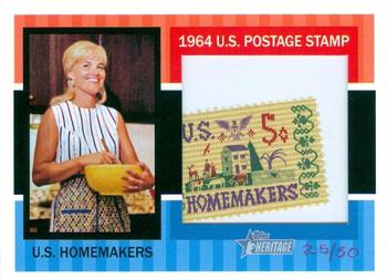 2013 Topps Heritage - Framed Stamps #64US-UH U.S. Homemakers Front