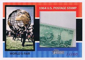 2013 Topps Heritage - Framed Stamps #64US-WF World's Fair Front
