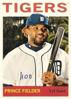 2013 Topps Heritage - Mini #250 Prince Fielder Front