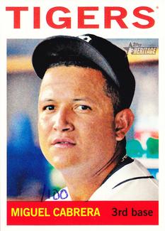 2013 Topps Heritage - Mini #426 Miguel Cabrera Front