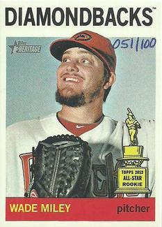 2013 Topps Heritage - Mini #474 Wade Miley Front