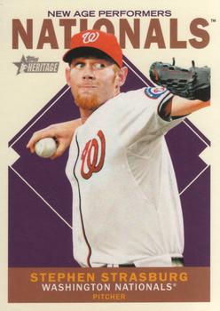 2013 Topps Heritage - New Age Performers #NAP-SS Stephen Strasburg Front