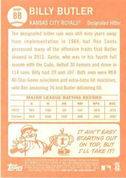 2013 Topps Heritage - New Age Performers #NAP-BB Billy Butler Back