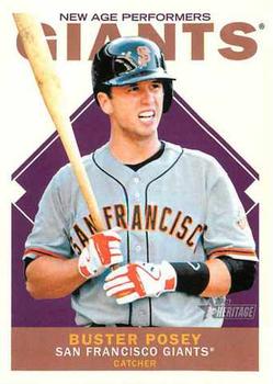 2013 Topps Heritage - New Age Performers #NAP-BP Buster Posey Front