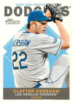 2013 Topps Heritage - New Age Performers #NAP-CK Clayton Kershaw Front