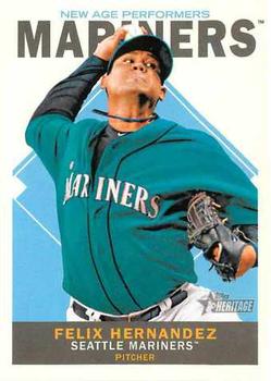 2013 Topps Heritage - New Age Performers #NAP-FH Felix Hernandez Front