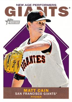 2013 Topps Heritage - New Age Performers #NAP-MCA Matt Cain Front