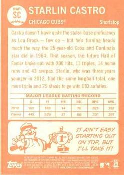 2013 Topps Heritage - New Age Performers #NAP-SC Starlin Castro Back