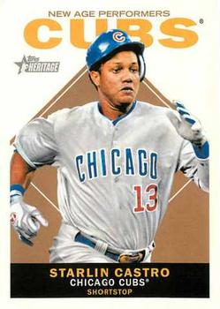 2013 Topps Heritage - New Age Performers #NAP-SC Starlin Castro Front