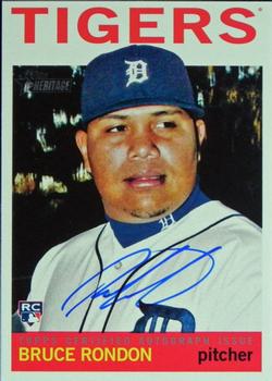 2013 Topps Heritage - Real One Autographs #ROA-BR Bruce Rondon Front