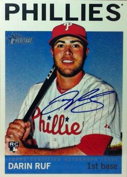 2013 Topps Heritage - Real One Autographs #ROA-DR Darin Ruf Front