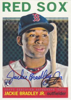 2013 Topps Heritage - Real One Autographs #ROA-JB Jackie Bradley Jr. Front