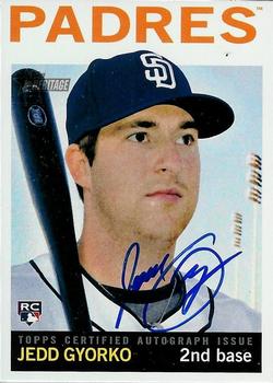 2013 Topps Heritage - Real One Autographs #ROA-JG Jedd Gyorko Front