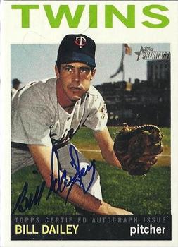 2013 Topps Heritage - Real One Autographs #ROA-BD Bill Dailey Front