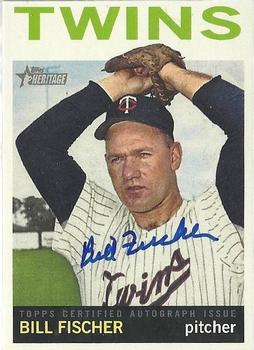 2013 Topps Heritage - Real One Autographs #ROA-BF Bill Fischer Front