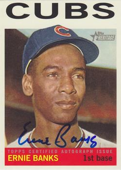 2013 Topps Heritage - Real One Autographs #ROA-EB Ernie Banks Front