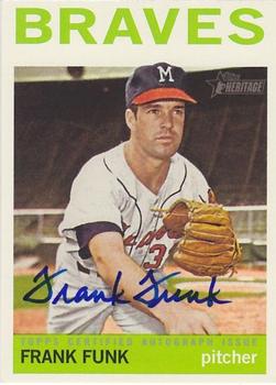 2013 Topps Heritage - Real One Autographs #ROA-FF Frank Funk Front