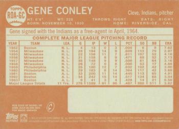 2013 Topps Heritage - Real One Autographs #ROA-GC Gene Conley Back