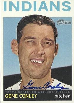 2013 Topps Heritage - Real One Autographs #ROA-GC Gene Conley Front
