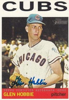 2013 Topps Heritage - Real One Autographs #ROA-GH Glen Hobbie Front