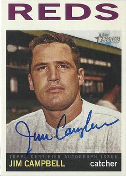 2013 Topps Heritage - Real One Autographs #ROA-JC Jim Campbell Front