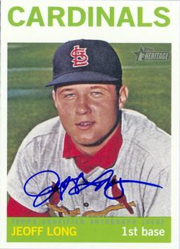 2013 Topps Heritage - Real One Autographs #ROA-JL Jeoff Long Front