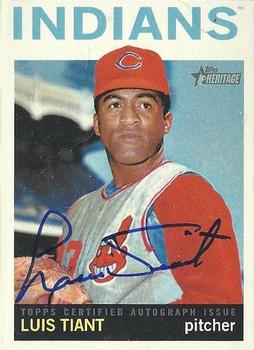 2013 Topps Heritage - Real One Autographs #ROA-LT Luis Tiant Front