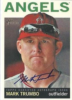 2013 Topps Heritage - Real One Autographs #ROA-MT Mark Trumbo Front