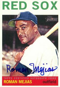 2013 Topps Heritage - Real One Autographs #ROA-RM Roman Mejias Front