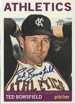 2013 Topps Heritage - Real One Autographs #ROA-TB Ted Bowsfield Front