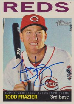 2013 Topps Heritage - Real One Autographs #ROA-TF Todd Frazier Front