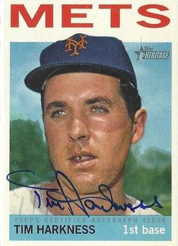 2013 Topps Heritage - Real One Autographs #ROA-TH Tim Harkness Front