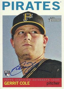 2013 Topps Heritage - Real One Autographs #ROA-GC Gerrit Cole Front