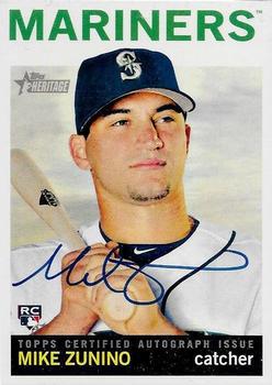 2013 Topps Heritage - Real One Autographs #ROA-MZ Mike Zunino Front