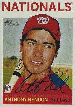 2013 Topps Heritage - Real One Autographs #ROA-AR Anthony Rendon Front