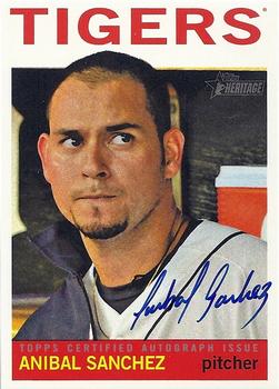 2013 Topps Heritage - Real One Autographs #ROA-AS Anibal Sanchez Front